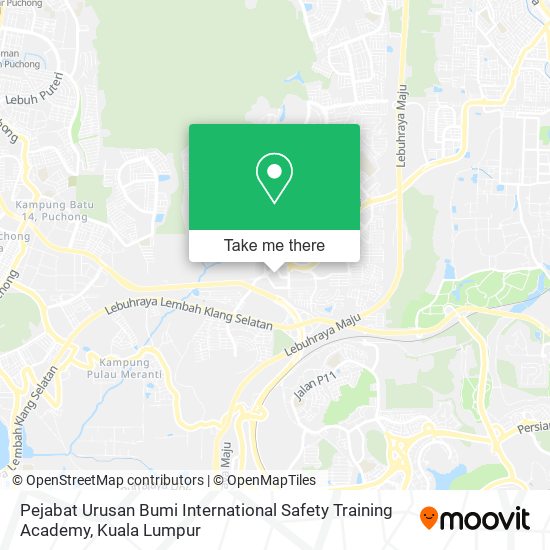 Pejabat Urusan Bumi International Safety Training Academy map