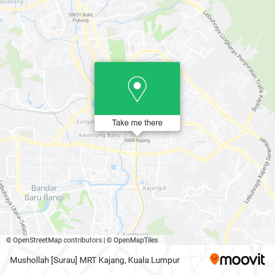 Mushollah [Surau] MRT Kajang map