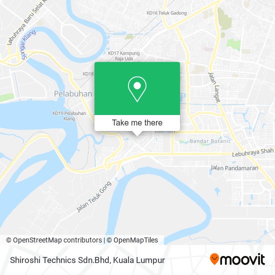 Shiroshi Technics Sdn.Bhd map