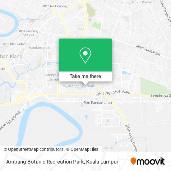 Ambang Botanic Recreation Park map