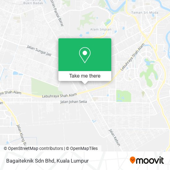 Bagaiteknik Sdn Bhd map
