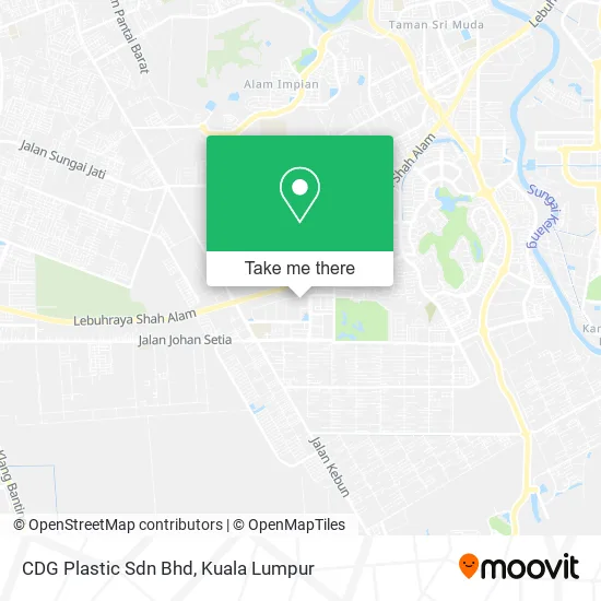 Peta CDG Plastic Sdn Bhd