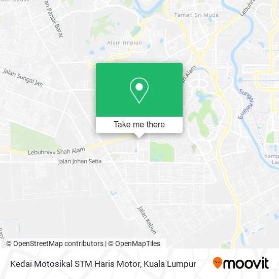 Peta Kedai Motosikal STM Haris Motor