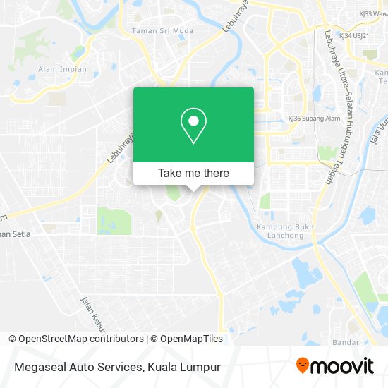 Megaseal Auto Services map