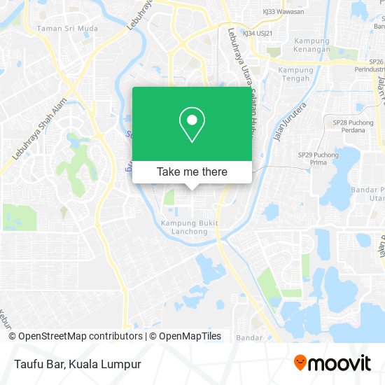 Taufu Bar map