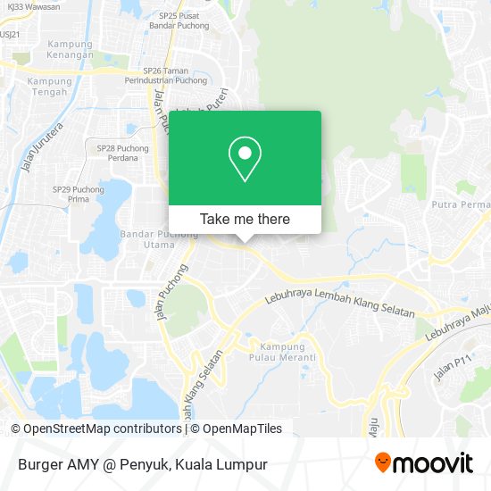 Burger AMY @ Penyuk map