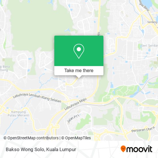 Peta Bakso Wong Solo