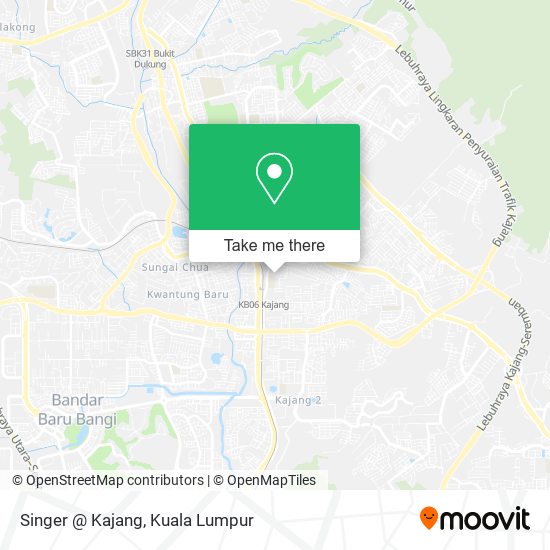 Singer @ Kajang map