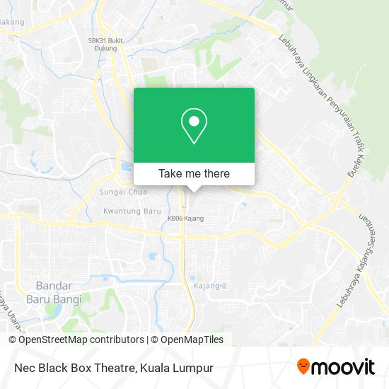 Nec Black Box Theatre map