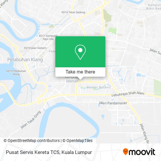 Pusat Servis Kereta TCS map
