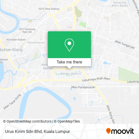 Urus Kirim Sdn Bhd map