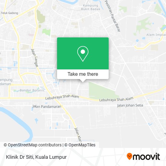 Klinik Dr Siti map
