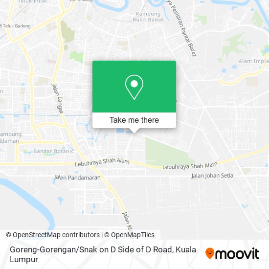 Goreng-Gorengan / Snak on D Side of D Road map