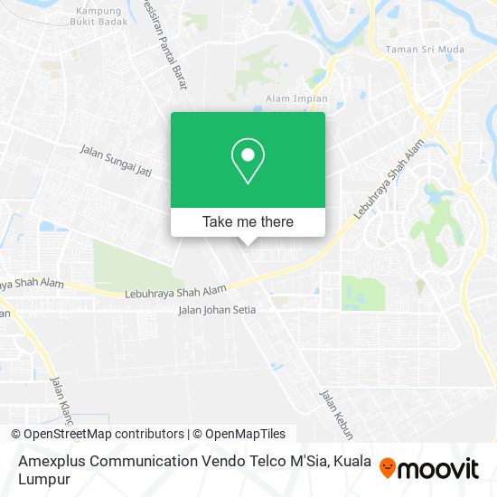 Amexplus Communication Vendo Telco M'Sia map