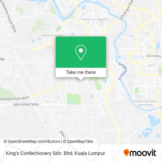King's Confectionery Sdn. Bhd map
