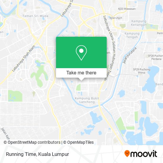 Running Time map
