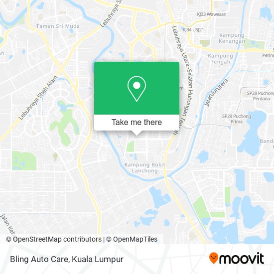 Bling Auto Care map