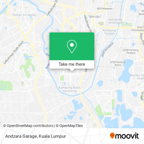 Andzara Garage map