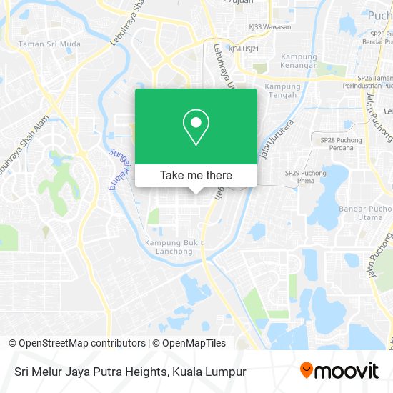 Sri Melur Jaya Putra Heights map