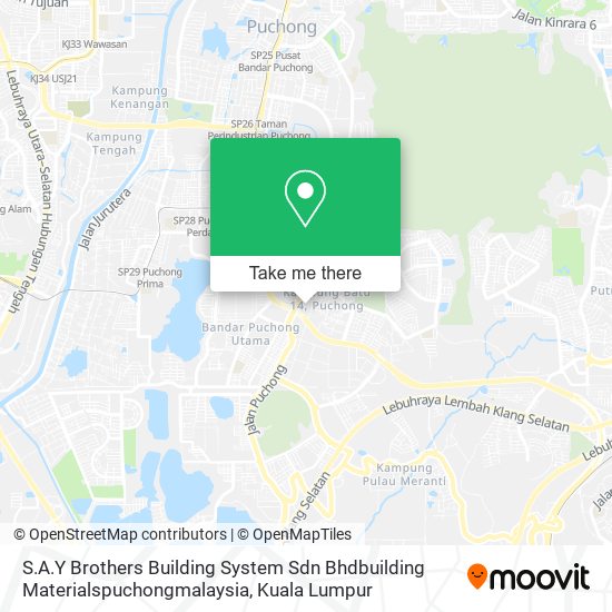 S.A.Y Brothers Building System Sdn Bhdbuilding Materialspuchongmalaysia map