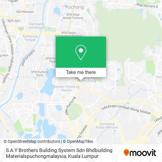 Peta S.A.Y Brothers Building System Sdn Bhdbuilding Materialspuchongmalaysia