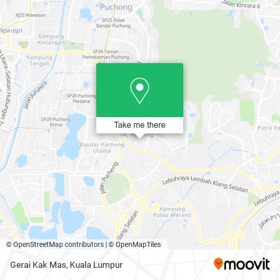 Gerai Kak Mas map