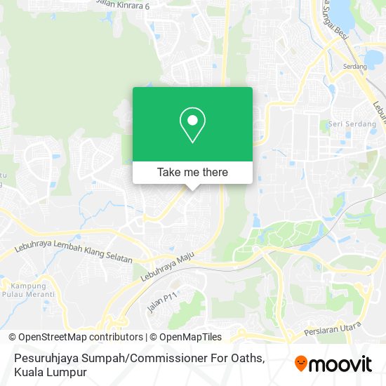 Pesuruhjaya Sumpah / Commissioner For Oaths map
