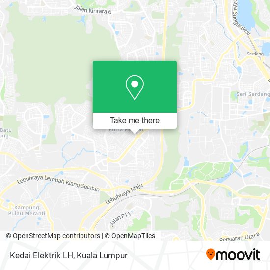 Kedai Elektrik LH map