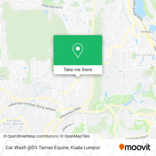Car Wash @D3 Taman Equine map