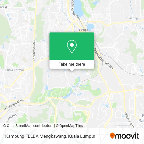 Peta Kampung FELDA Mengkawang