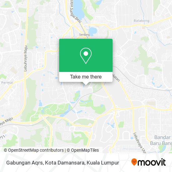Gabungan Aqrs, Kota Damansara map