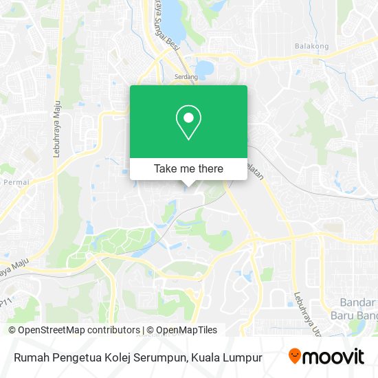 Peta Rumah Pengetua Kolej Serumpun