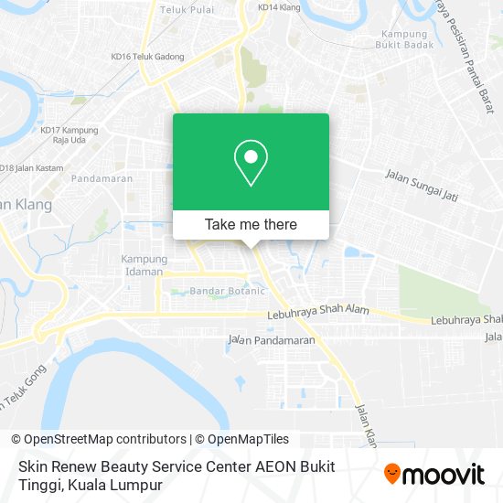Skin Renew Beauty Service Center AEON Bukit Tinggi map