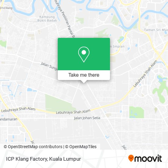ICP Klang Factory map