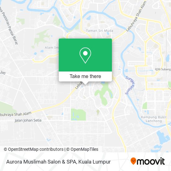 Peta Aurora Muslimah Salon & SPA