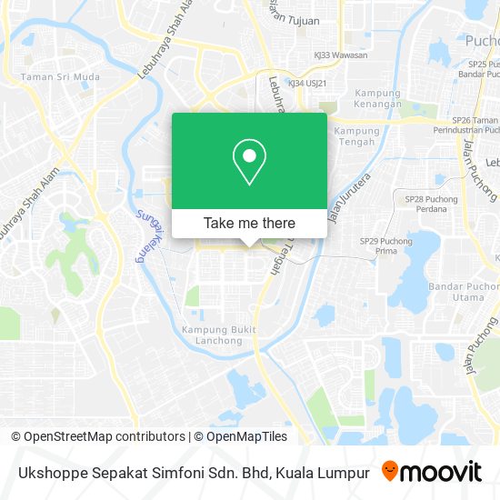 Ukshoppe Sepakat Simfoni Sdn. Bhd map