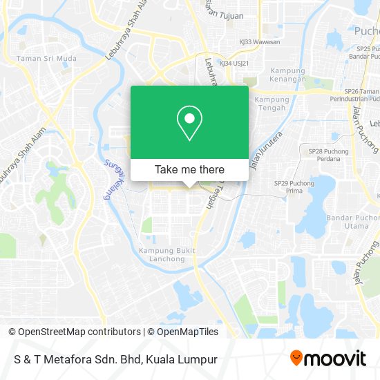 S & T Metafora Sdn. Bhd map