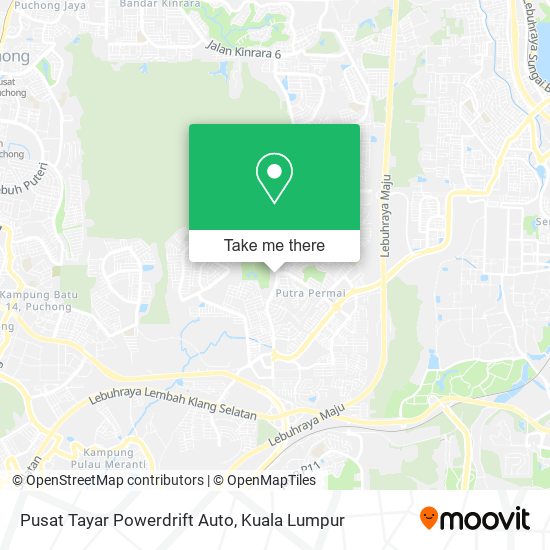 Pusat Tayar Powerdrift Auto map