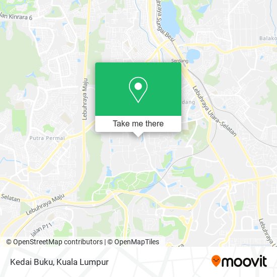 Kedai Buku map