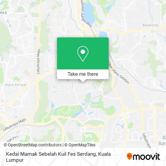 Kedai Mamak Sebelah Kuil Fes Serdang map