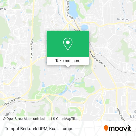 Peta Tempat Berkorek UPM