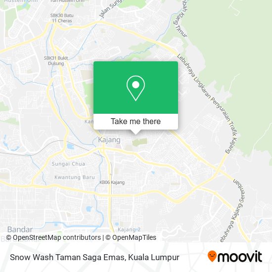 Peta Snow Wash Taman Saga Emas