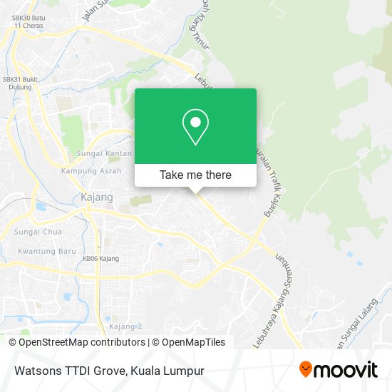 Watsons TTDI Grove map