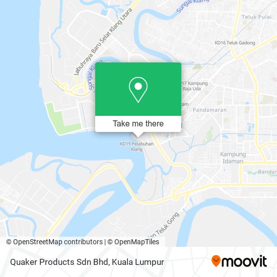 Peta Quaker Products Sdn Bhd
