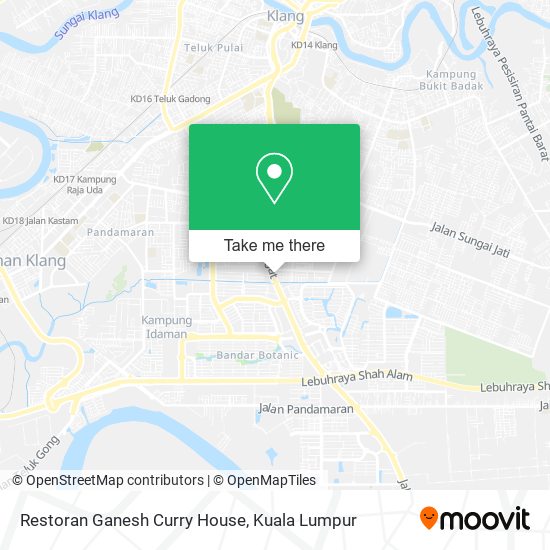 Restoran Ganesh Curry House map