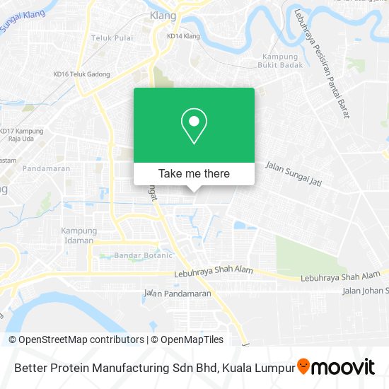 Better Protein Manufacturing Sdn Bhd map