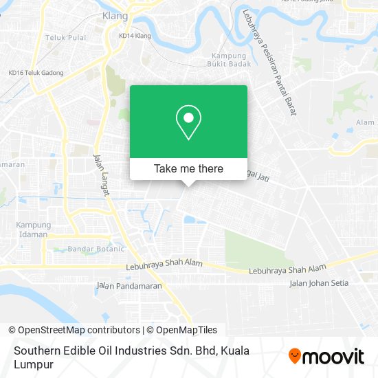 Peta Southern Edible Oil Industries Sdn. Bhd