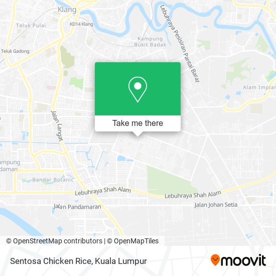 Sentosa Chicken Rice map