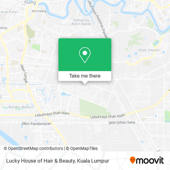 Lucky House of Hair & Beauty map