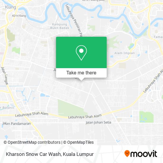 Kharson Snow Car Wash map